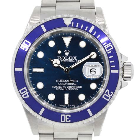 rolex 16610 2008|Rolex 16610 blue bezel.